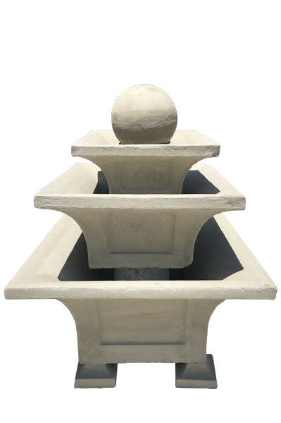 Three-Tier Flared Water Feature