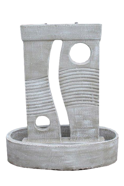 New Wave Fountain with Oval Dam