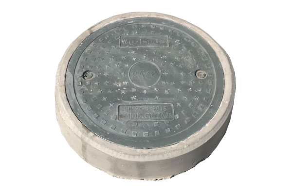 Polymer manhole cover with frame 630mm