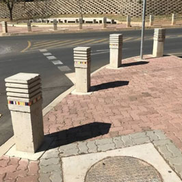 Milpark - Bollards and Gaming Benches