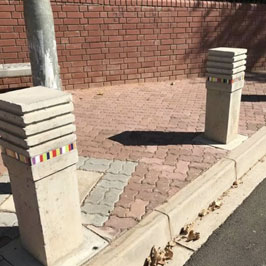 Milpark - Bollards and Gaming Benches